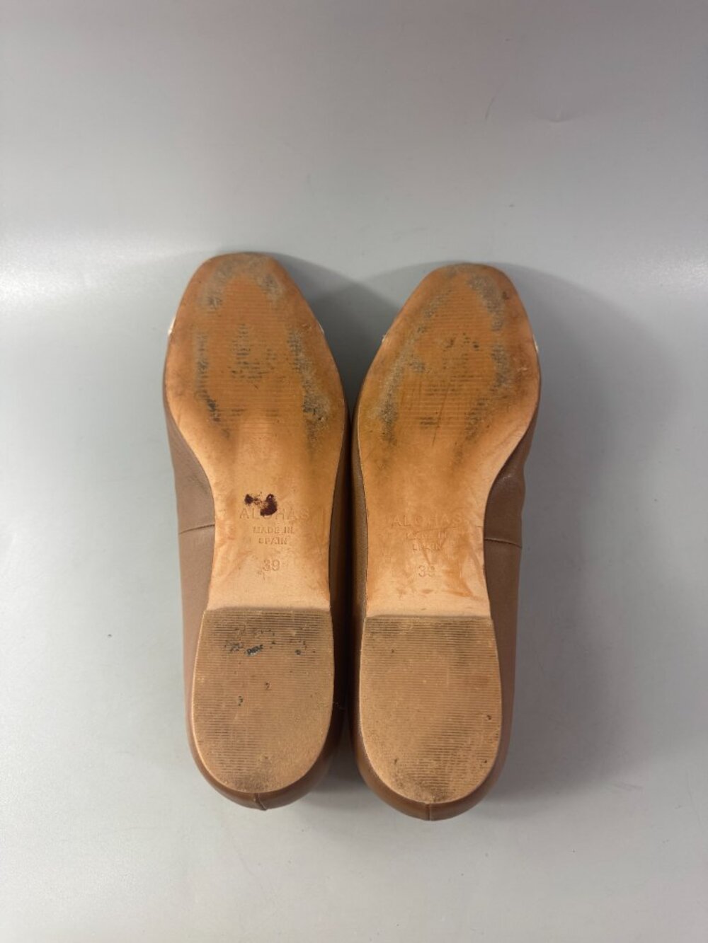 alohas Agate Retro Tan Ballet Flats, Size 39, US 8 - Picture 9 of 16
